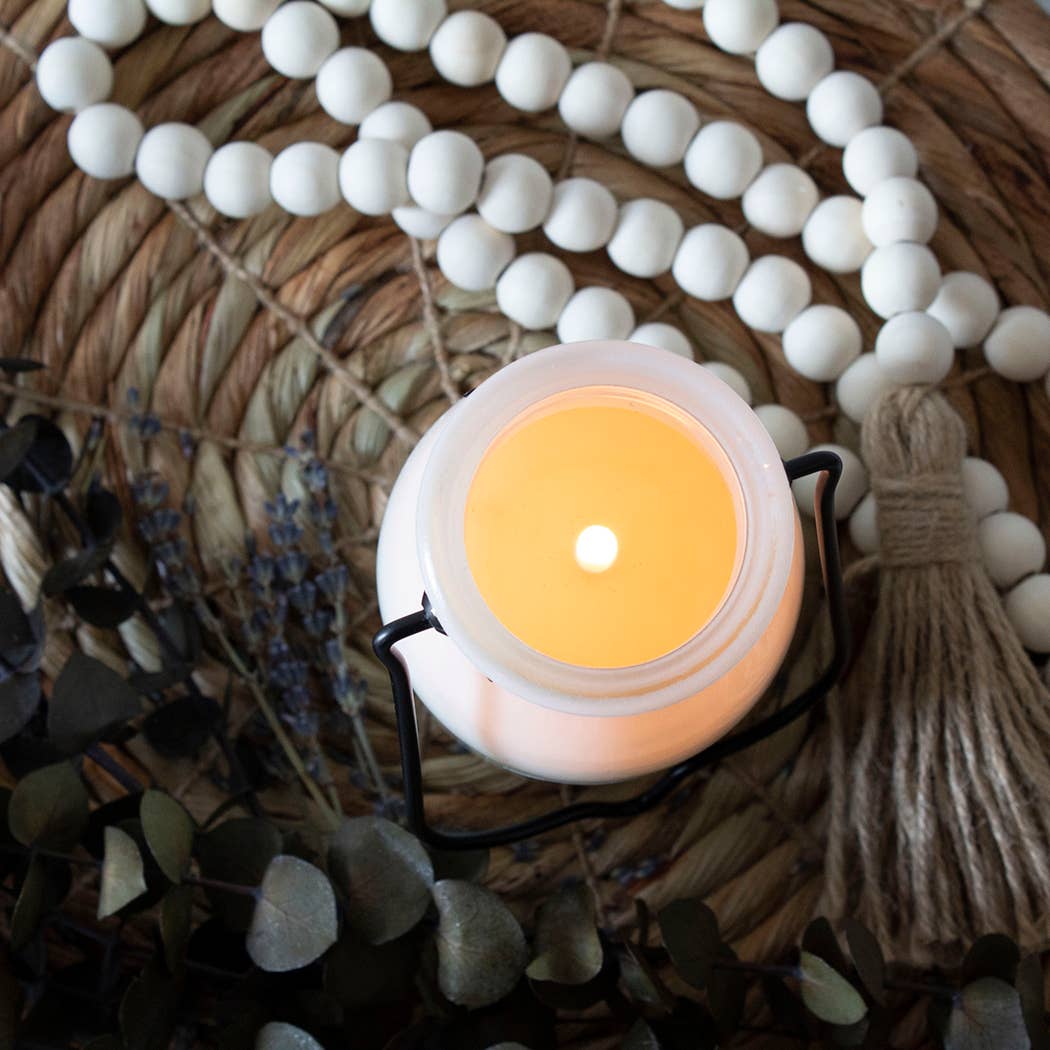 14 oz Milkbottle Candle: Barn Dance