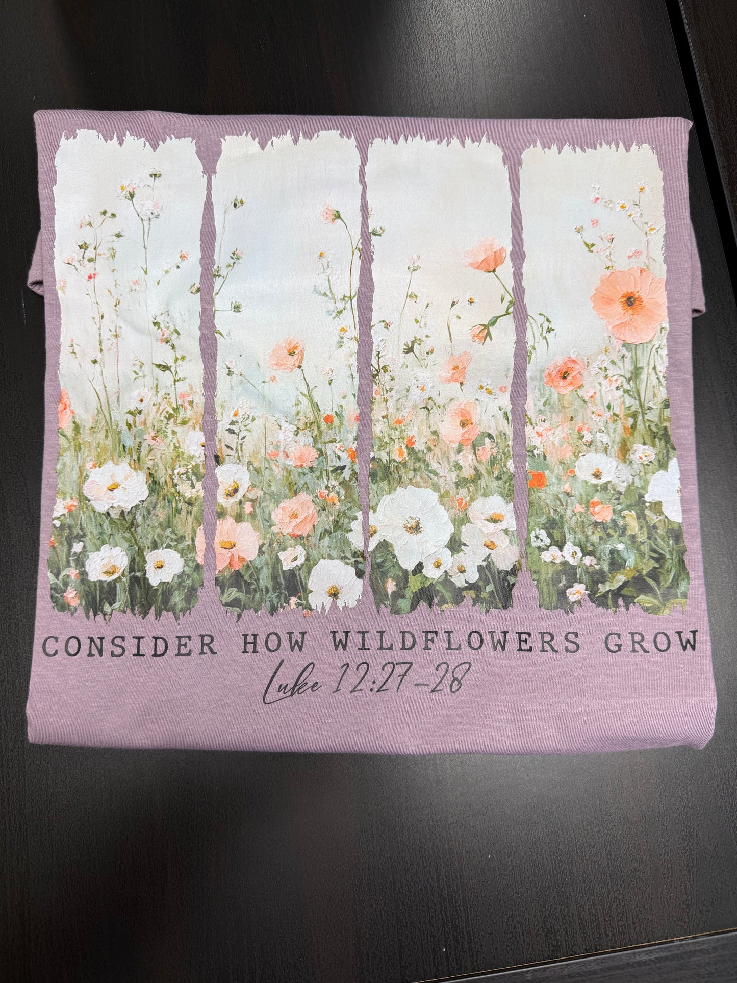 Faith Wildflower T-Shirt – Inspirational Floral Graphic Tee