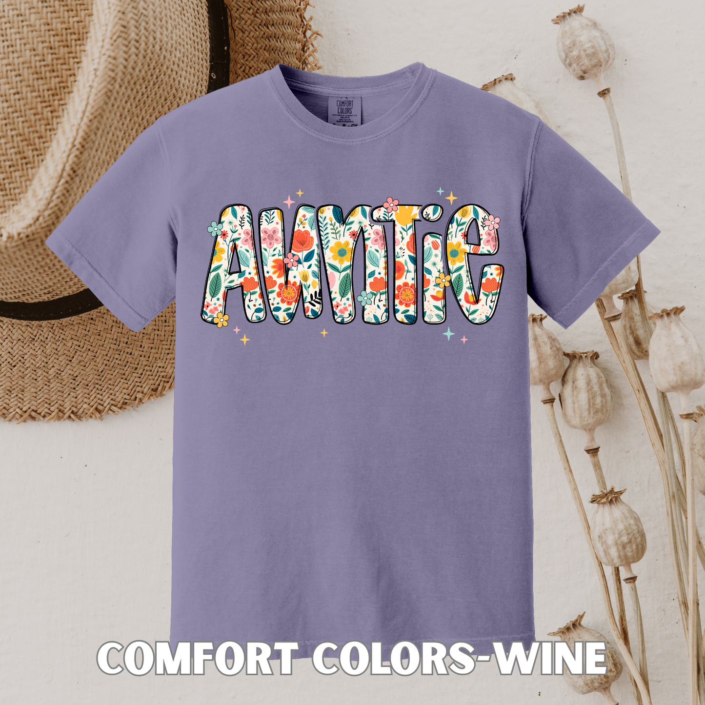 Mama • Mimi • Nana • Auntie • Gigi Shirt (comfort colors)