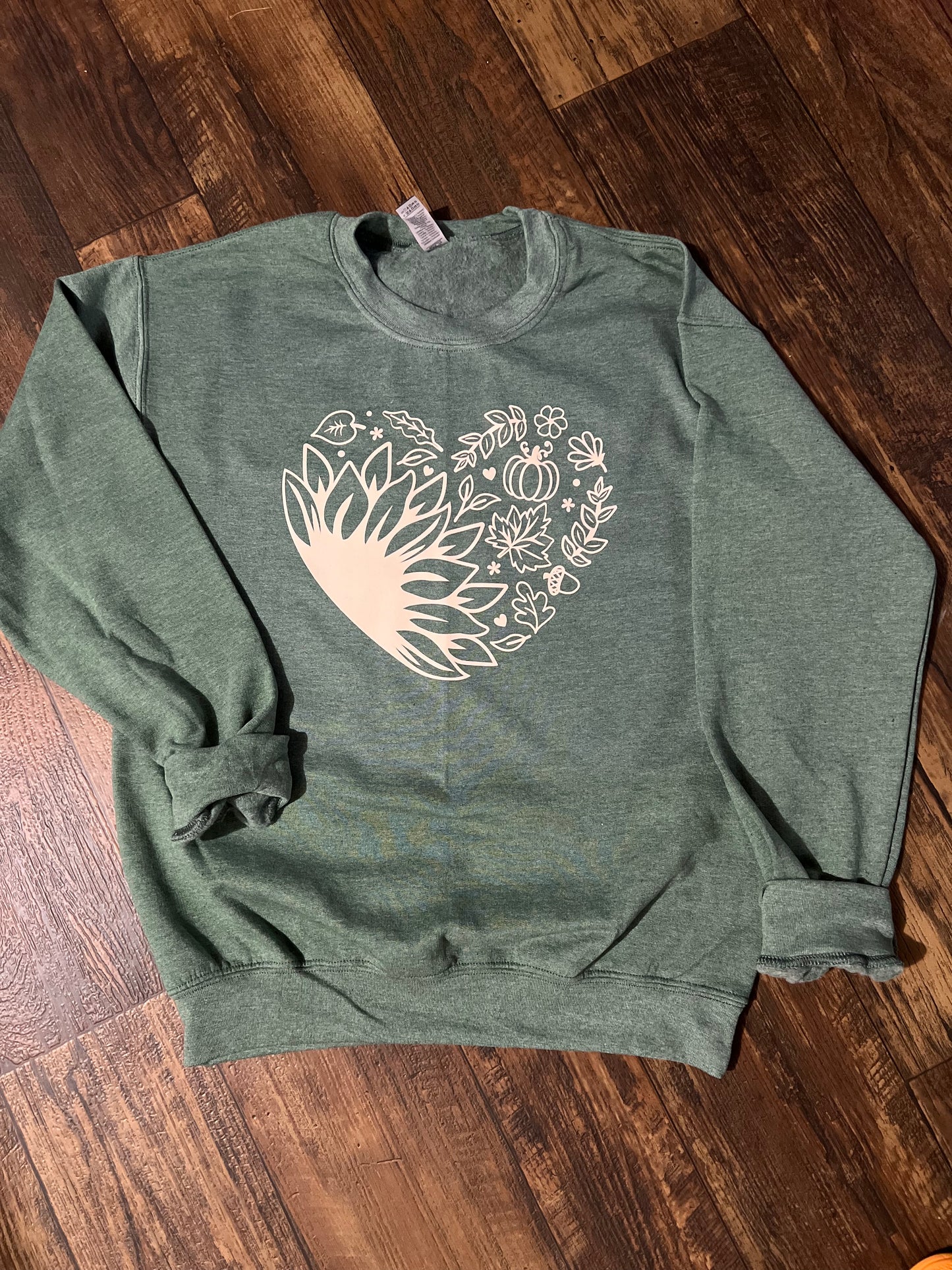 Fall Heart Crew Neck