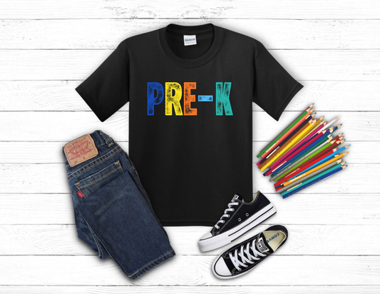 Youth Grade Level Back to School Shirt | First Day of School Tee-basic