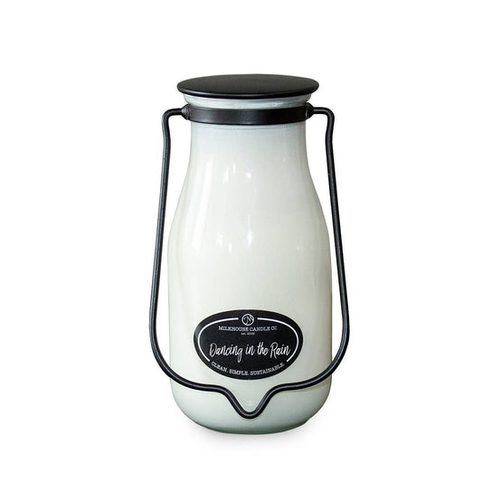 14 oz Milkbottle Candle: Dancing in the Rain