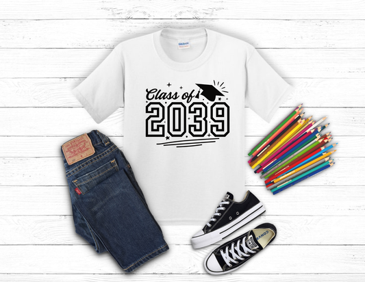 Class of Grow With Me Shirt | Pre-K to 12th Grade Handprint School Keepsake Tee