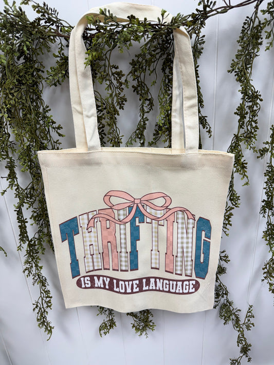 Canvas Tote Bag with DTF Design | Reusable Everyday Tote | Cute Gift Bag