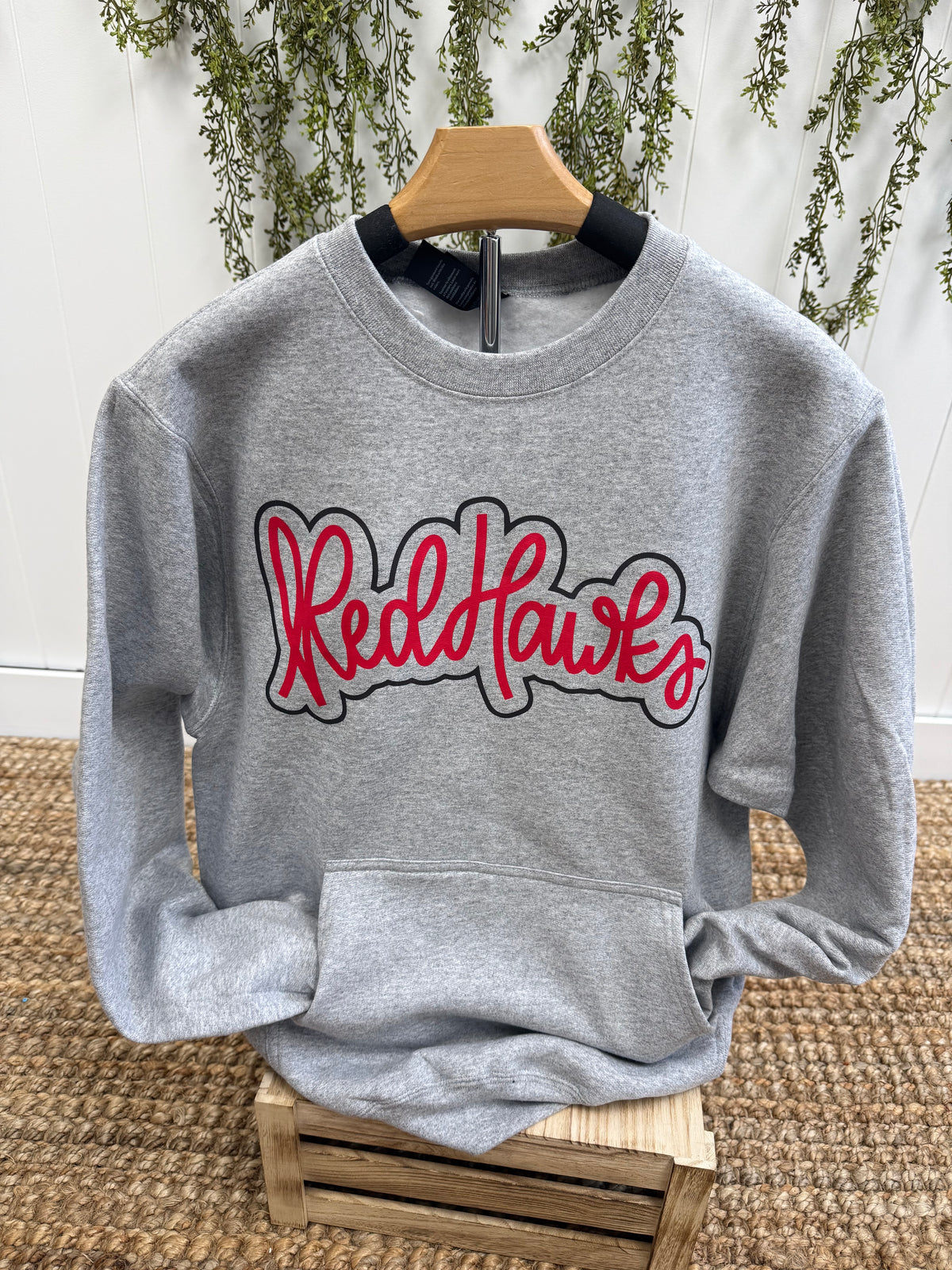 RedHawks Crew Neck with Pocket