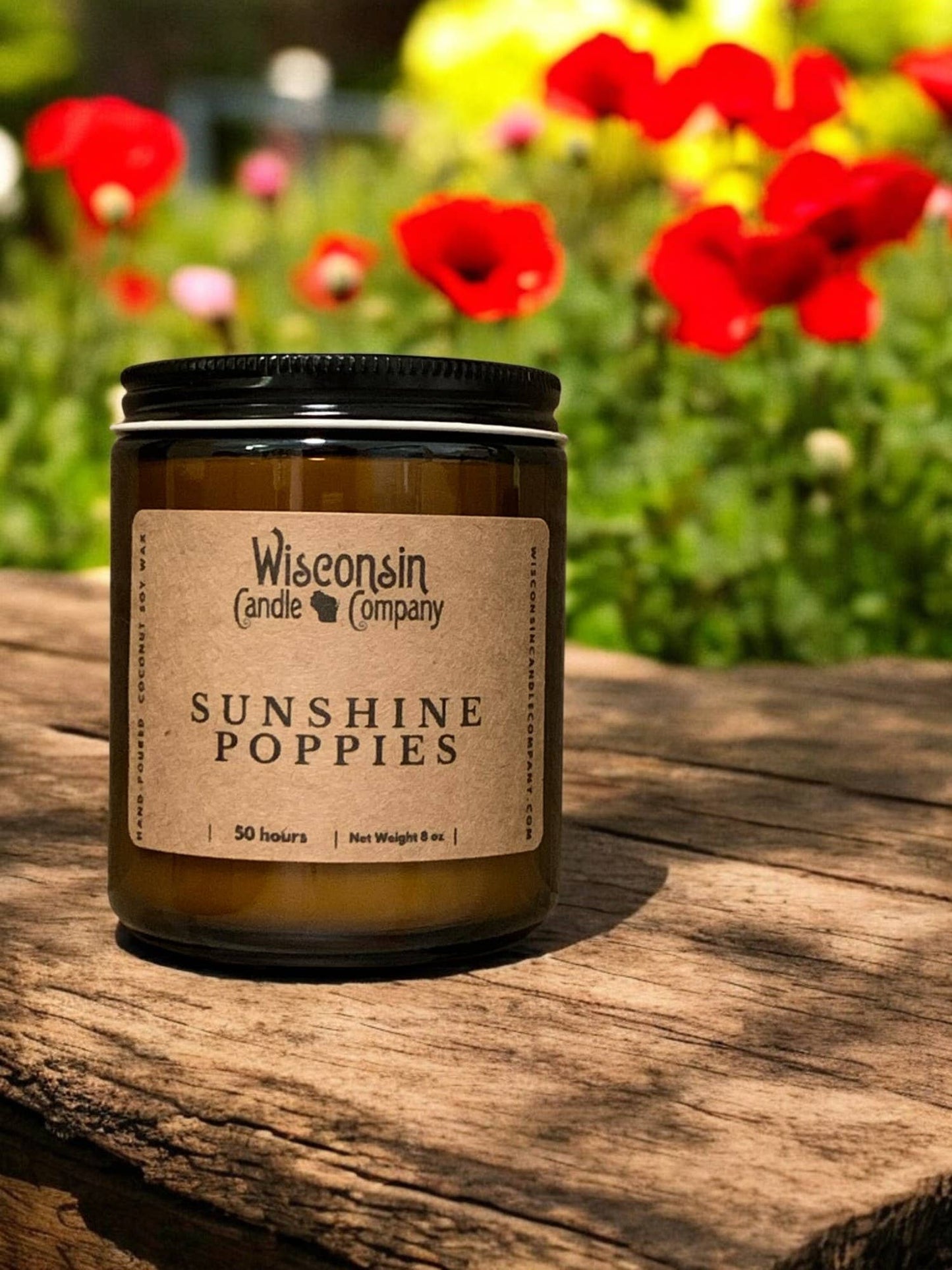 Sunshine Poppies - Spring / Summer Seasonal : 8 oz Jar