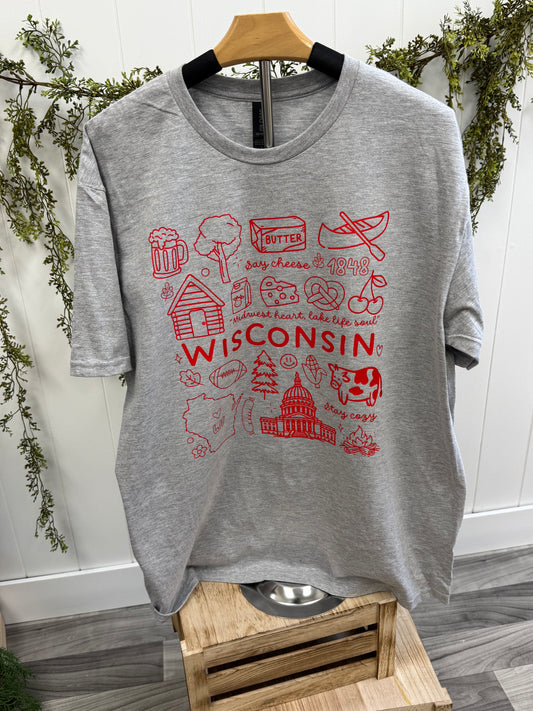 Wisconsin shirt|midwest shirts