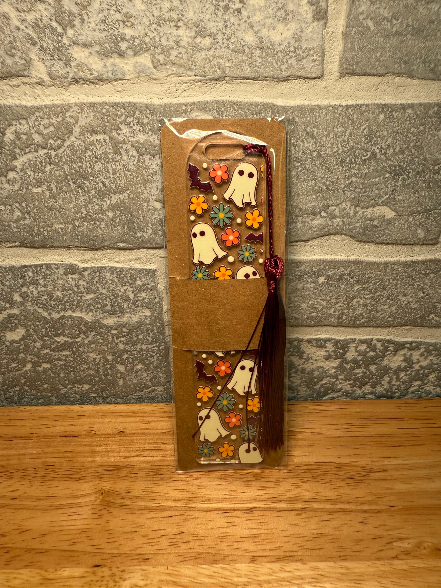 Floral Ghost Bookmark