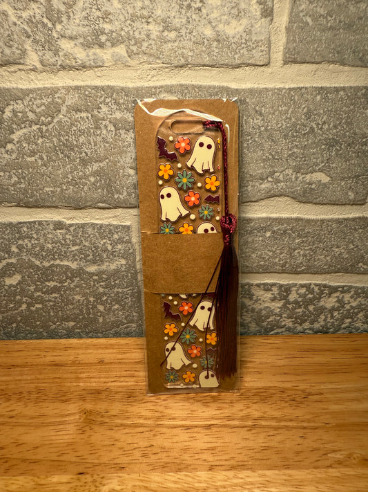 Floral Ghost Bookmark