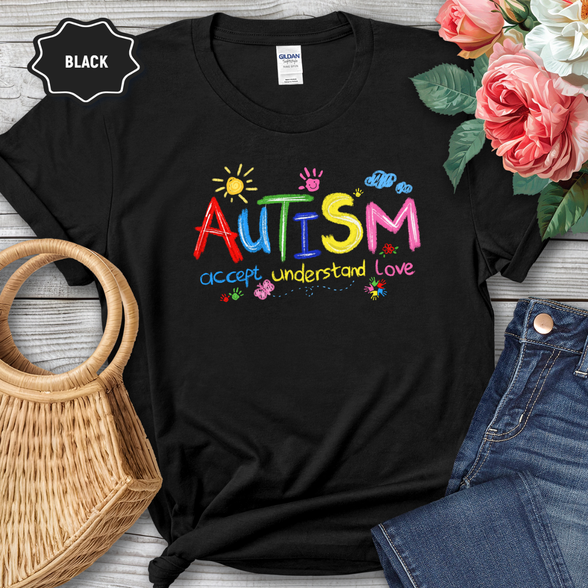 Brushstroke Autism Awareness T-Shirt