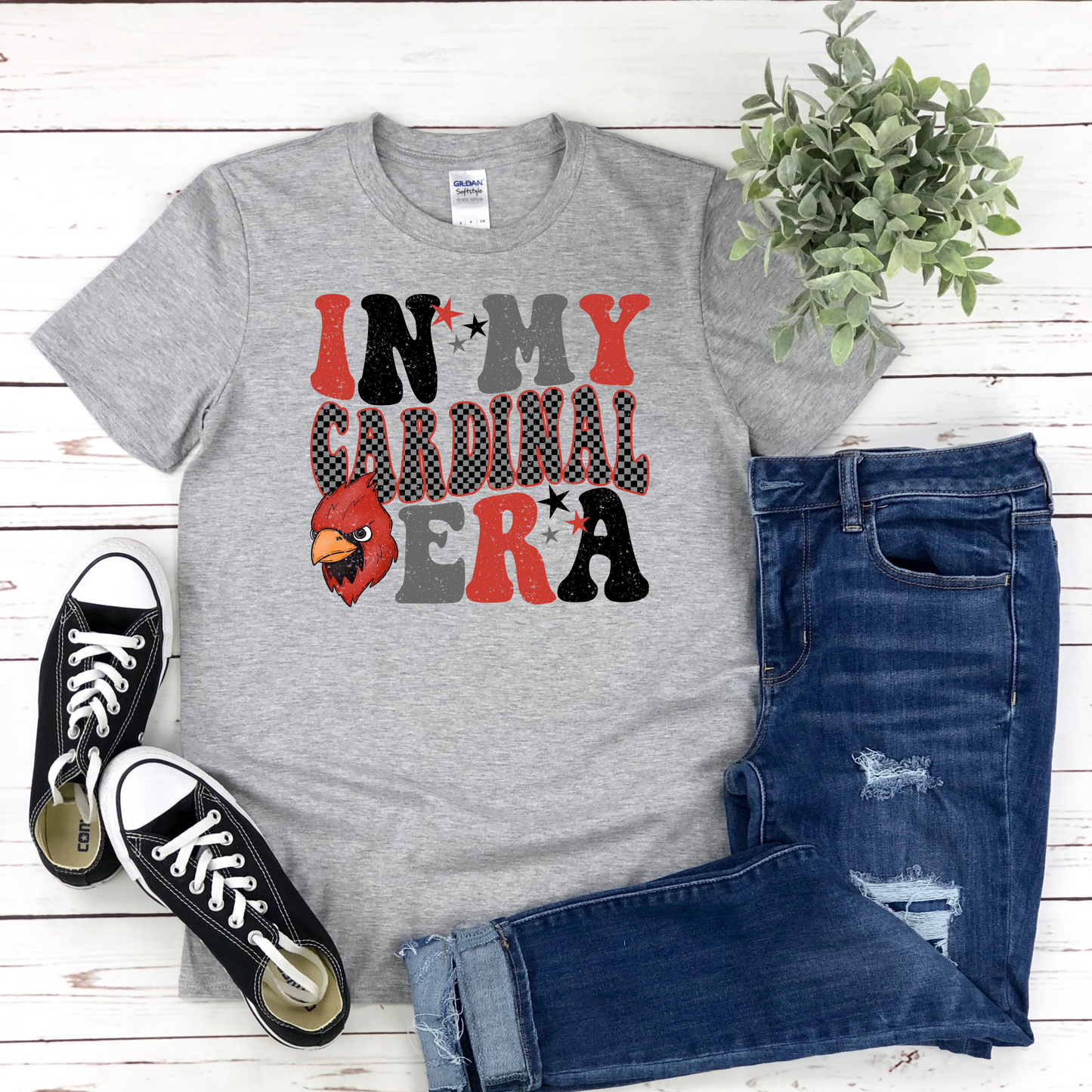 'In my Cardinal Era' T-shirt