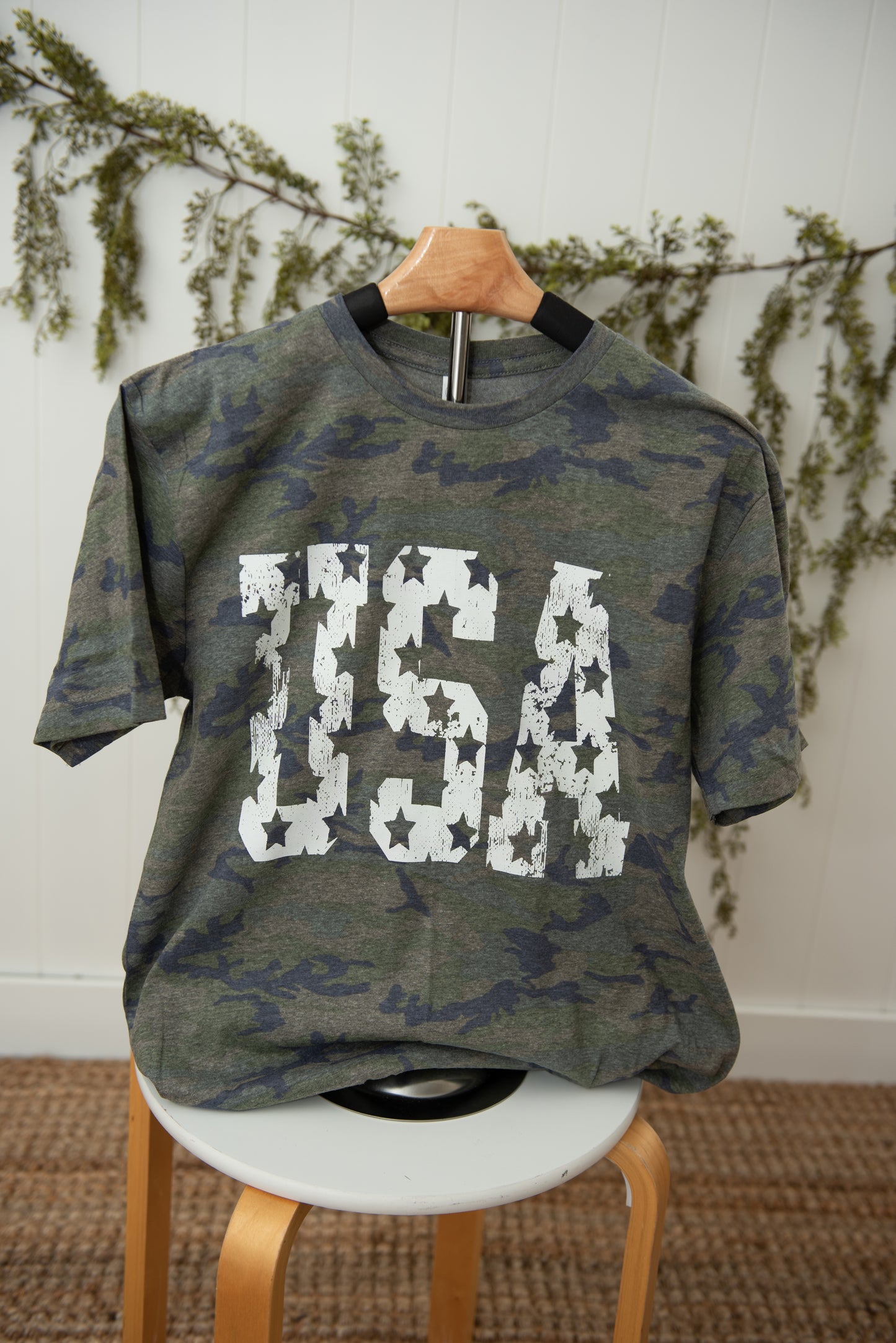 USA Camo Graphic T-Shirt