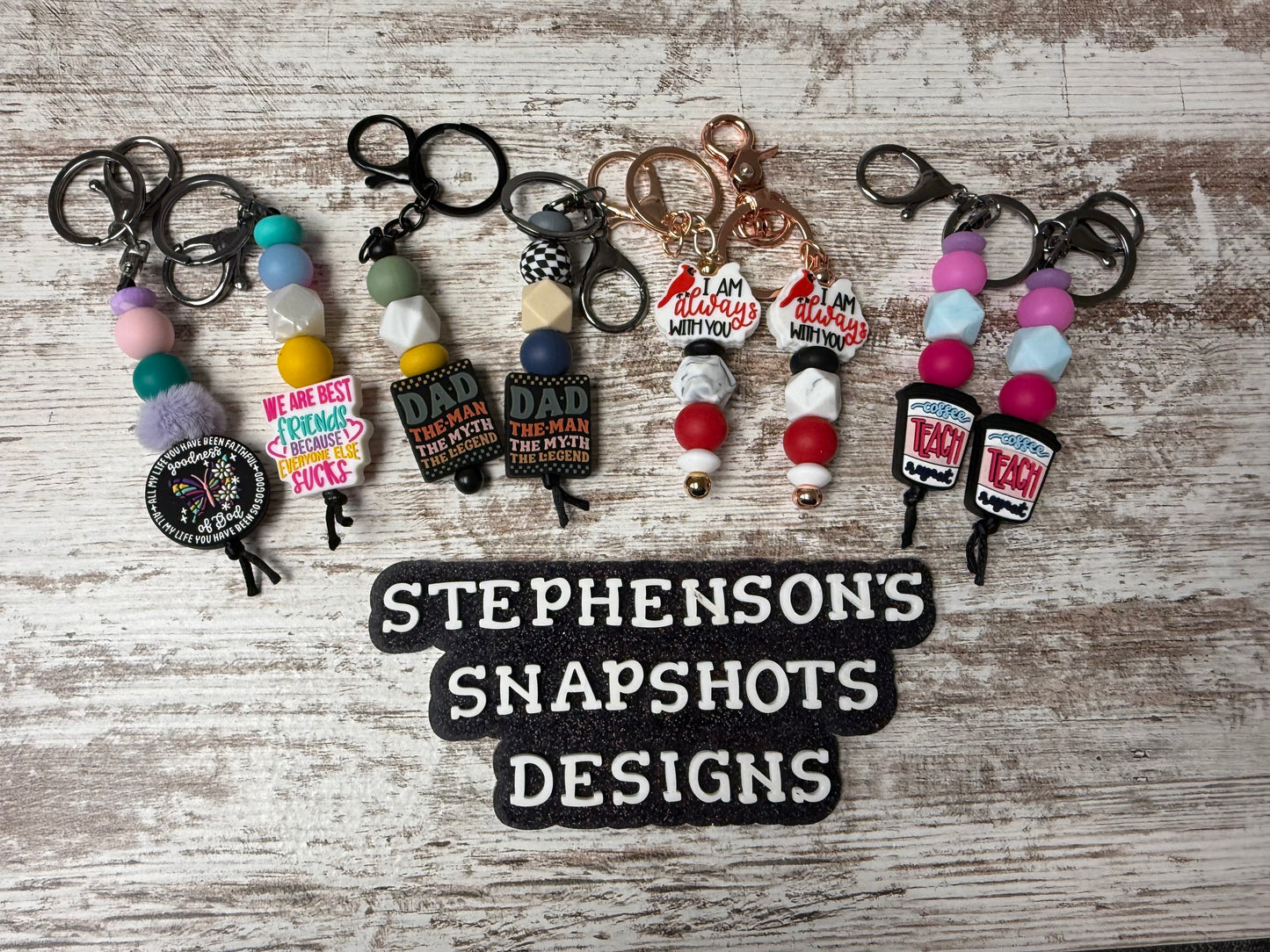 Silicone Beaded Keychains | Stylish & Functional Everyday Accessory