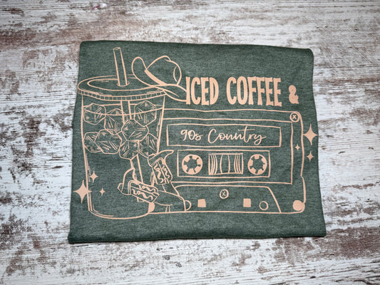 Iced coffee and 90s country