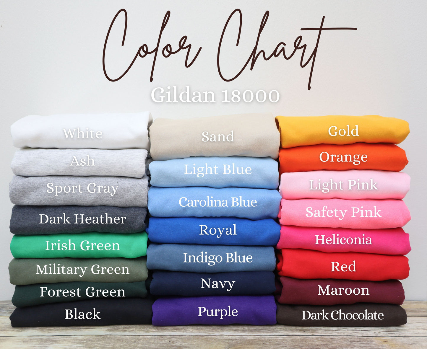 Crew Neck Colors