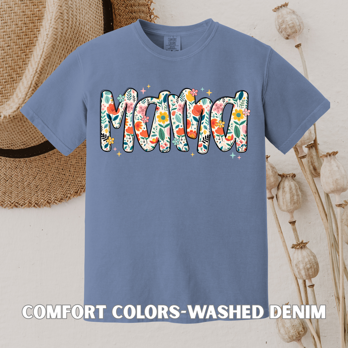 Mama • Mimi • Nana • Auntie • Gigi Shirt (comfort colors)
