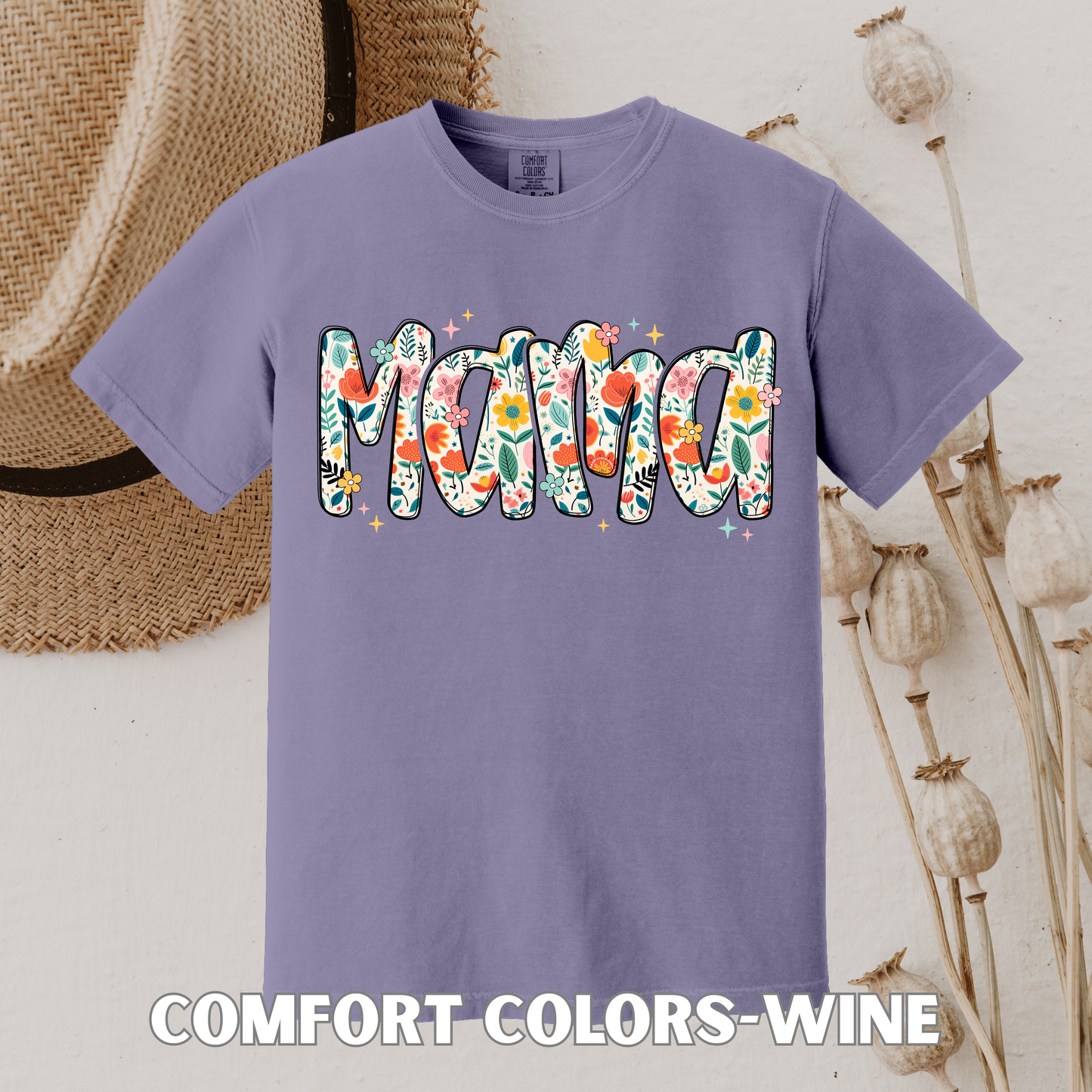 Mama • Mimi • Nana • Auntie • Gigi Shirt (comfort colors)