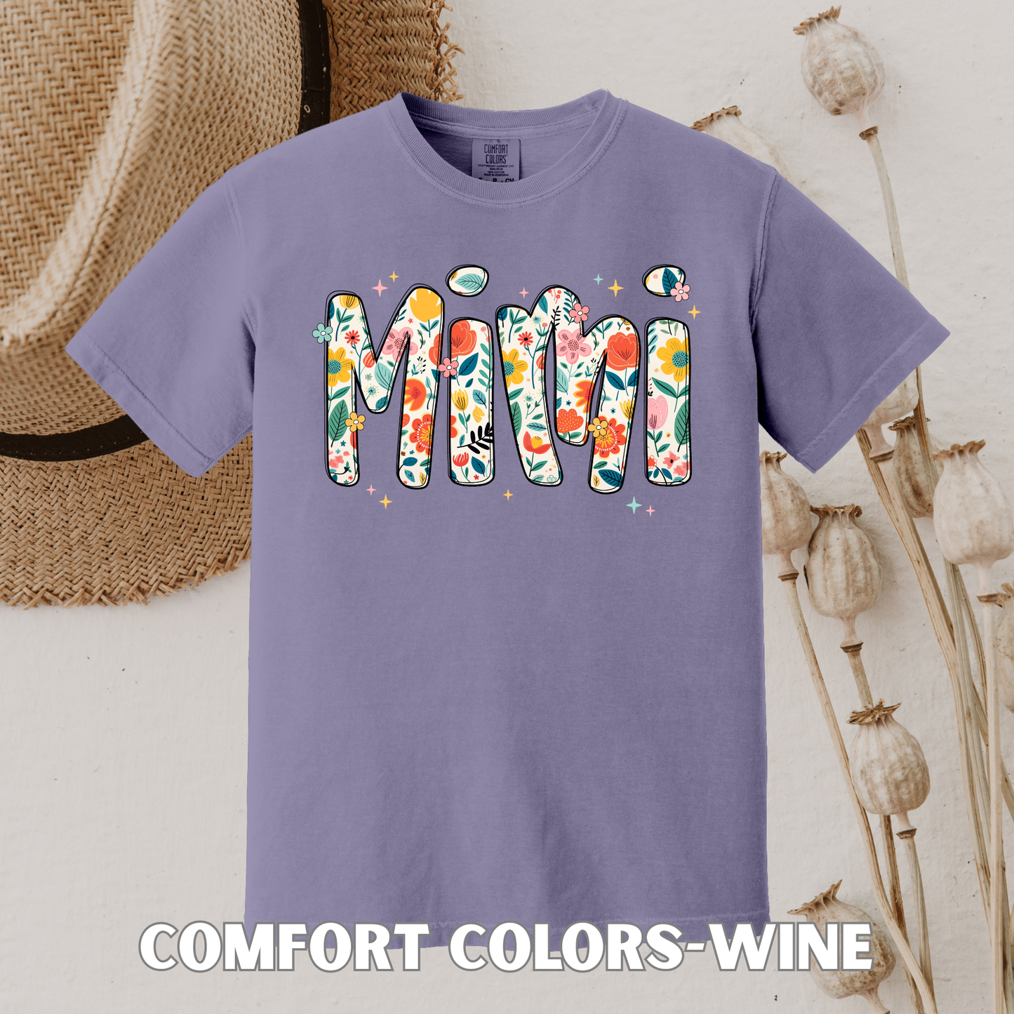 Mama • Mimi • Nana • Auntie • Gigi Shirt (comfort colors)