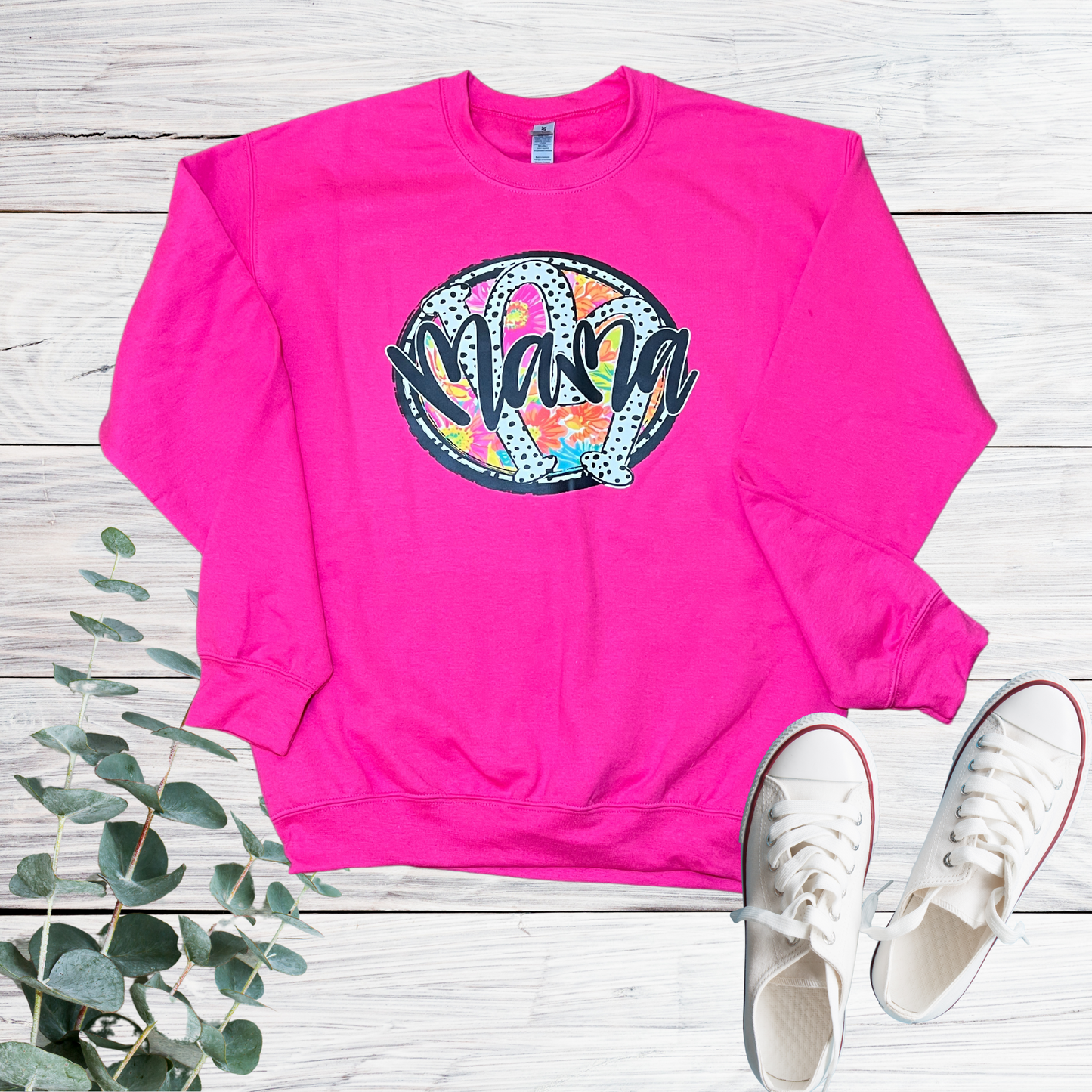 Floral Mama Crew Neck