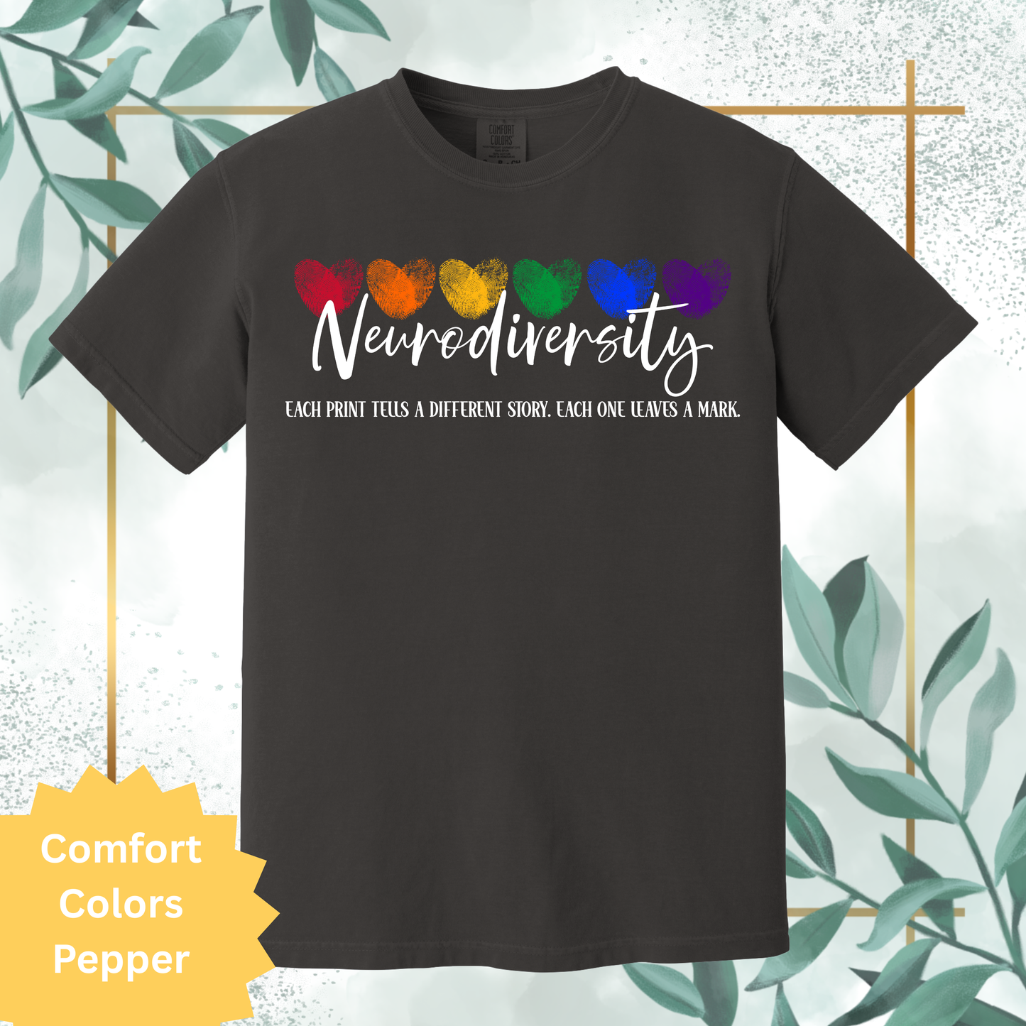 Neurodiversity Thumbprint Shirt