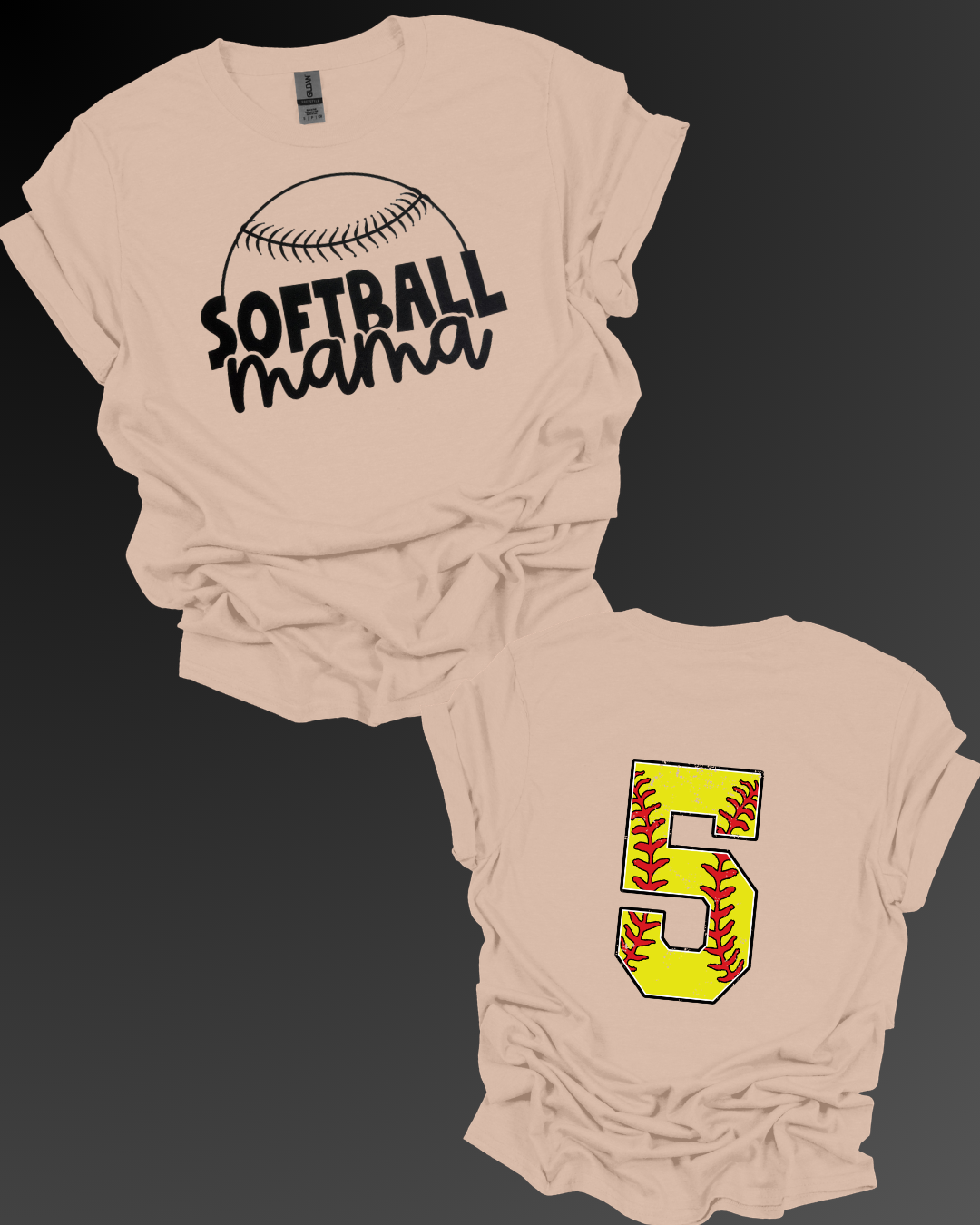 Semi-Custom Baseball/Softball Mama Shirt