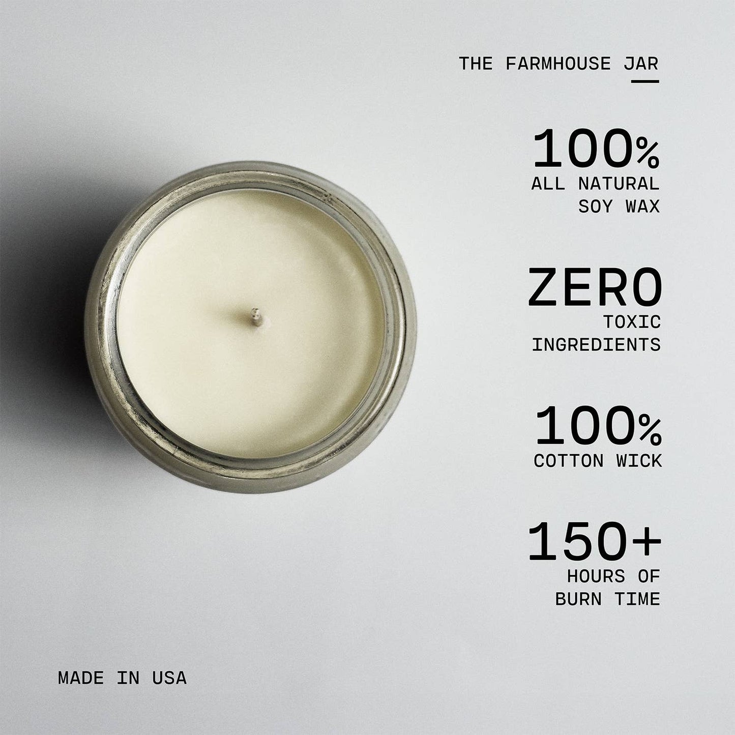 26 oz Farmhouse Jar Candle: Sunday Morning