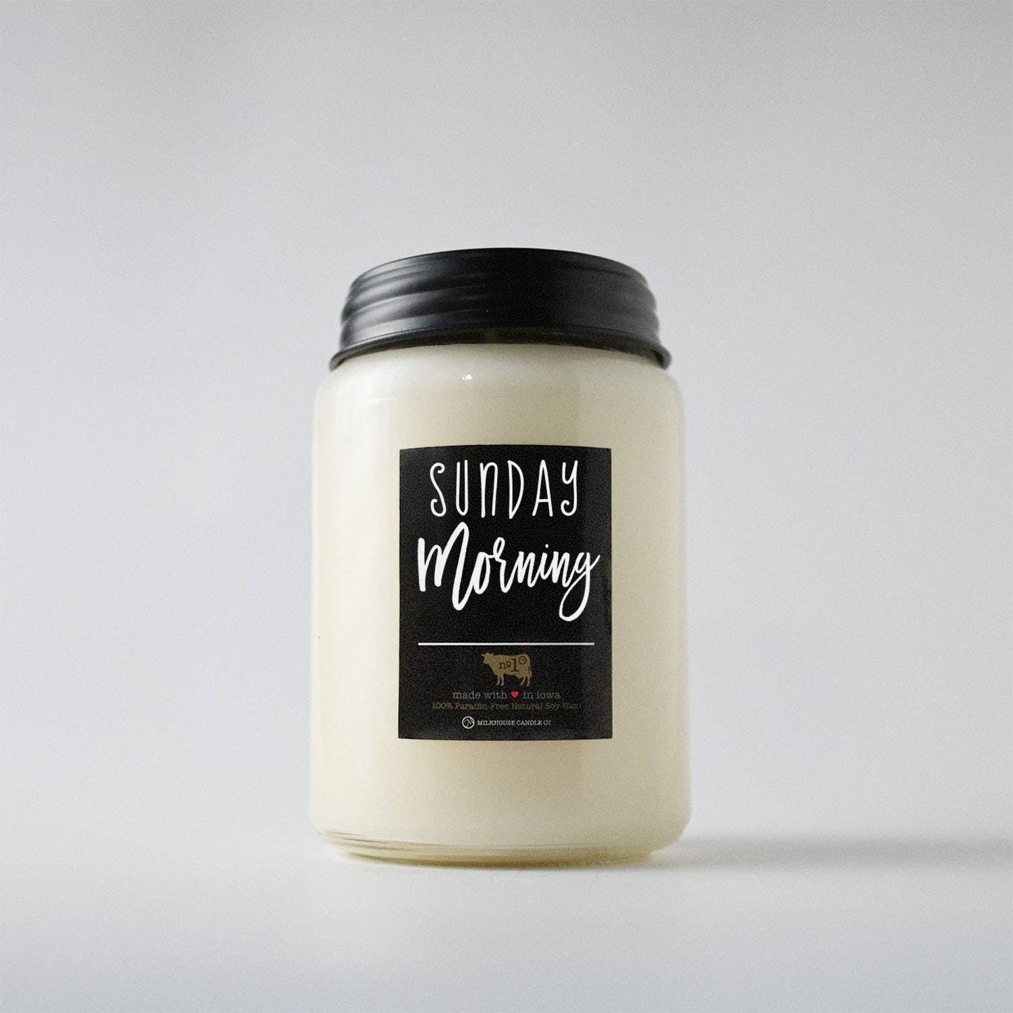 26 oz Farmhouse Jar Candle: Sunday Morning